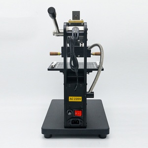 Machine manuelle de pliage du cuir, estampage à chaud numérique, gaufrage de logo, presse à chaud pour marquages en relief 90XTS - Product Image 2