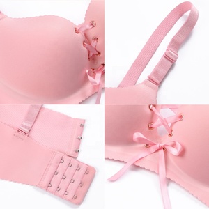 Women's Wire Free Push up Convertible Straps Solid <b>Bra</b> Sexy Bandage Lingerie 32-38 - Product Image 4