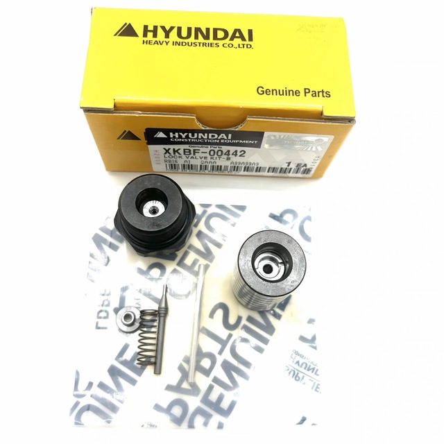 XKBF-00442 Lock Valve Kit-B For h yundai R210-9 R220-9 R300-9 Excavator Hydraulic Control Valve Repair Spare Parts