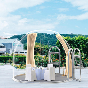 บ้านทรงกลมโปร่งใสพร้อมดีไซน์ระบายอากาศสำหรับใช้ภายนอกแบบวิลล่าสไตล์ทรอปิคอล - Product Image 5