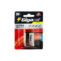 Fournisseur en ligne chinois OEM Batterie 6F22 Batterie 9V Batterie au carbone pour détecteurs de fumée Interphone sans fil / Microphone / Radio