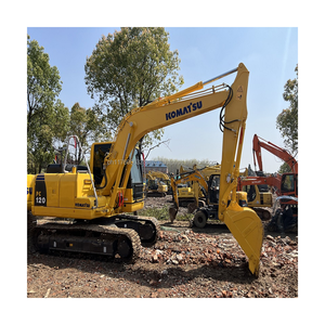Excavadora de orugas de segunda mano de gran potencia fabricada en Japón Komatsu Pc120 Excavadoras usadas Komatsu en stock - Product Image 1