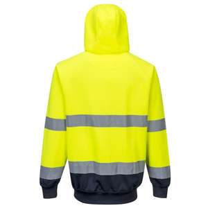 PORTWEST - B316YNRM Sudadera con capucha azul marino/amarillo de dos tonos de alta visibilidad-EAN 5036108319664 WORKWEAR de 2017 - Product Image 2