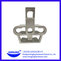 Hongjing support de poteau universel usine pas cher prix en alliage d'aluminium support de montage de poteau Durable pour raccords ADSS UPB