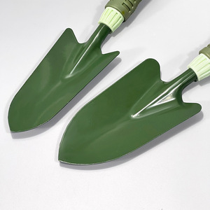 Penggong Green Garden Trowel 145mm Stainless Steel Spoon Shaped For Home Gardening Planting Tool - Product Image 2