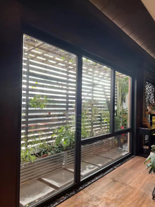Kunden spezifisches Apartment fenster Schieben offen Aluminium Seiten kompression Luft versiegelte schlag feste gehärtete Glas Robuste Struktur - Product Image 2