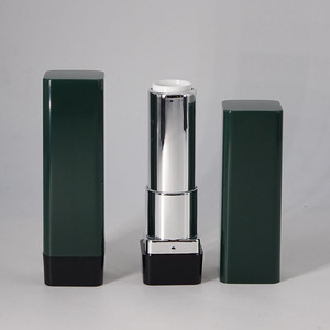 <b>Square</b> ABS Lipstick Tube with Base <b>Container</b> Empty Lipstick Packaging with Screen Printing and Private Logo - Product Image 3