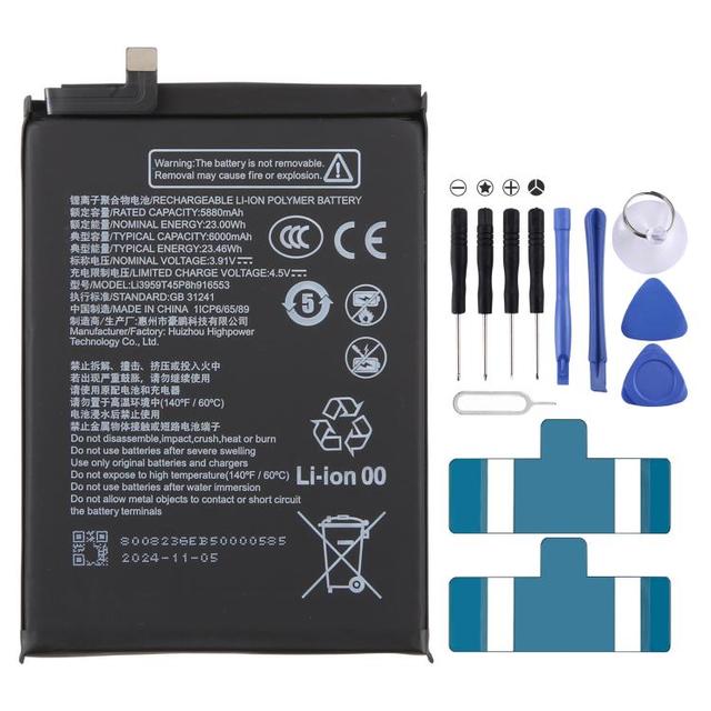 Wholesale For ZTE nubia Z70 Ultra 6000mAh Li3959t45P8h916553 Mobile Phone Battery
