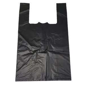 Inexpensive Biodegradable Compostable Waterproof Customizable Vest Bag For Shopping