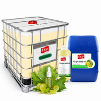 Huile de base de pépins de raisin biologique, riche en antioxydants, légère, non grasse, 100% pure, huile de support en gros pour le visage, le corps, les massages et les soins de la peau