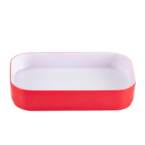 Vajilla comercial de melamina para acompañamientos de hot pot, brochetas de barbacoa y mariscos; plato rectangular para salsa. - Product Image 5