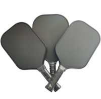 Raquette de pickleball professionnelle avec logo personnalisé, surface en fibre de carbone T700, contrôle de rotation élevé, fabrication OEM, approvisionnement commercial
