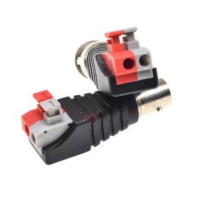 Connettore BNC a pressione Q9 <span class=keywords><strong>Plug</strong></span> 75-5 per telecamere di sorveglianza analogiche, cavo video BNC senza saldatura con interfaccia a nucleo <span class=keywords><strong>in</strong></span> rame - Product Image 2