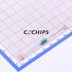 ตัวต้านทานผ่านรูแบบ MFR01SF1872A10ผ่านชิ้นส่วนรู (THT) ฟิล์มบาง D3.5xL9.5mm 18.7kOhm 1% 350V - Product Image 2