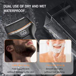 Rasoir électrique hybride pour <span class=keywords><strong>le</strong></span> visage et tondeuse à barbe LILIPRO S3, étanche, rechargeable, pour hommes, tondeuse à moustache - Product Image 4