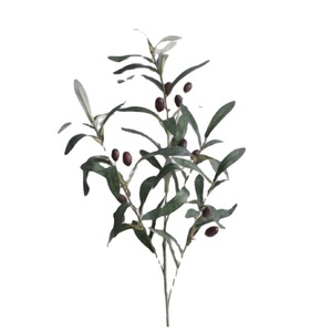 Commercio all'ingrosso di Qualità di Hight Artificiale <span class=keywords><strong>Rami</strong></span> di <span class=keywords><strong>Ulivo</strong></span> Con Berry Foglie Verdi Verde di Cerimonia Nuziale Della Decorazione Della Casa - Product Image 5