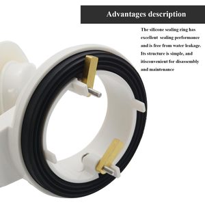 Kit de remplacement de valve de chasse d'eau pour réservoir de toilettes de 3 pouces, compatible avec les toilettes monobloc TOTO et American Standard - Product Image 2
