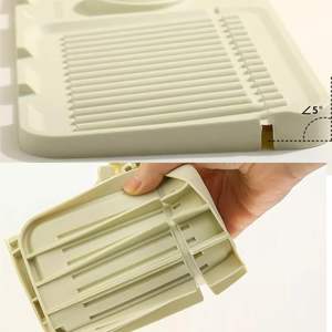 <b>Kitchen</b> Bathbroom Drip Protector Splash Guard Catcher Reusable Silicone Faucet Absorbent <b>Mat</b> <b>for</b> <b>Sink</b> Faucet - Product Image 2