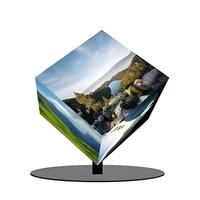 Écran LED publicitaire en cube haute définition P2.604 pour intérieur, luminosité 4000-4500 cd/m², garantie 5 ans, tailles personnalisables