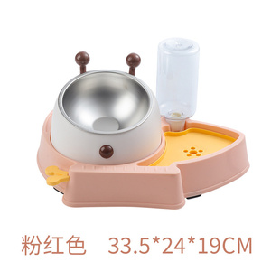 Automatische Katzen schale Hund Wasser Feeder Schüssel Katze Kätzchen trinken Edelstahl Hund Trinkwassers chale - Product Image 5