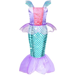 Costumes de princesse pour filles, vêtements à déguiser avec cape pour filles de 3 à 8 ans, jouets de princesse pour filles, cadeaux d'anniversaire et de Noël - Product Image 4