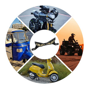 Faro LED Universal para Motocicleta, 8 Lentes, Posición Izquierda, <span class=keywords><strong>Ojos</strong></span> de <span class=keywords><strong>Demonio</strong></span>, Accesorios Decorativos Modificados para Placa de Matrícula - Product Image 6