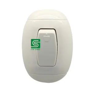 Door Bell Switch Plastic Oval Push Button Doorbell for Home Hotel