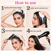 Produk Perawatan Rambut Bernutrisi Label Pribadi OEM, Masker Rambut Pelembap Rosemary untuk Rambut Lembut, Halus, dan Berkilau
