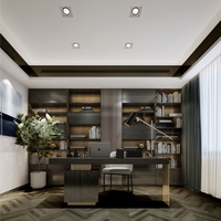 Conception d'aménagement intérieur résidentiel personnalisée avec rendu 3D de scène, solutions de décoration intérieure complètes, conception graphique et caractéristiques écologiques