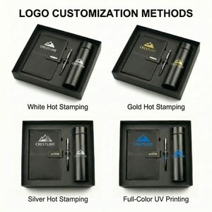 Wholesale Corporate Business Gift <b>Set</b> With Box Customized Leather A5 <b>Notebook</b> Insulated Bottle Pen <b>Set</b> Luxury Promotional Gifts - Product Image 5