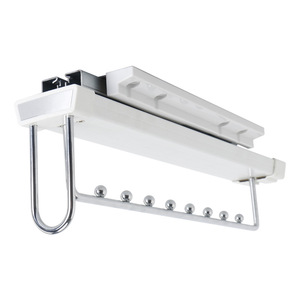 Top Mounted Eight Bead Coat Rack Plastic Cold Rolled Steel Ceiling Mount <b>Wardrobe</b> <b>Hardware</b> Interior Use - Product Image 2