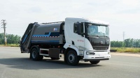 Camion à ordures compacteur 10-14 m³, 100 % électrique, zéro émission, pour la collecte des déchets municipaux