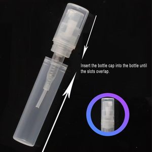 2ml 3ml 5ml <b>Mini</b> White/Black Cosmetic <b>Sample</b> Crimp Neck Vials PP <b>Perfume</b> Spray Pen Pump Sprayer Screen Printed IPanda G55 - Product Image 4
