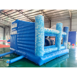 Frozen Themed Inflatable Bounce House Ice Princess Snow Adventure Jumping <strong>Castle</strong> for Kids Birthday Parties - Product Image 4