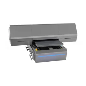 6090 High precision small metal phone case Glass acrylic label digital UV printer inkjet printer
