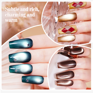 Esmalte de <span class=keywords><strong>Uñas</strong></span> en Gel Magnético R S Nail, Nuevo, 12 <span class=keywords><strong>Colores</strong></span> Otoño-Invierno, 3μm, Efecto Ojo de Gato, Color OEM, 15ml, Sin Hema, Resina, UV - Product Image 6