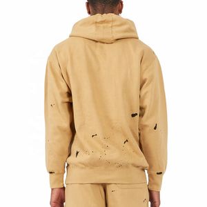 High Quality Flared <b>Tracksuit</b> Custom logo Streetwear Long Sleeve <b>Plain</b> Hoodies Flare <b>Tracksuit</b> for Men - Product Image 4