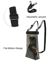 Logo personnalisé IPX8 étui PVC écran tactile téléphone portable pochette de rangement étanche sacs de téléphone étanches secs