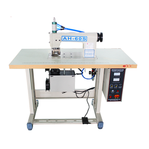 Nouvelle machine à coudre à ultrasons pneumatique pour la fabrication de fleurs en tissu, version à double moteur, semi-automatique, 2000W ultrasons - Product Image 2