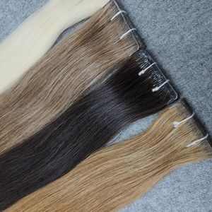 Meilleur prix Extension de cheveux de bande de cheveux humains vietnamiens à double tirage Extension de cheveux de bande naturelle de haute qualité - Product Image 1