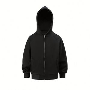 H5528 Nouveautés Automne Hiver – Sweats à Capuche Zippés Unisexe en Mélange de Coton Lourd 500 g/m² - Product Image 1
