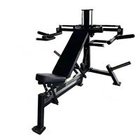 Machine de musculation robuste 3-en-1 pour pectoraux et épaules |   Presse pectorale plate à charge libre |   Presse pectorale inclinée |   Presse d'épaules assis