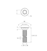 Vis à tête fraisée hexagonale métrique en acier inoxydable de haute qualité YPH Factory OEM, grade 4.8/6.8 GB/T 2673