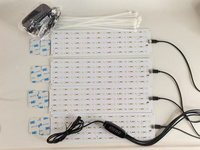 Panel Lampu Tumbuh LED Spektrum Penuh 36W Quantum Board Lampu Dapat Diredupkan 10 Tingkat 3H 9H 12H Timer Tanaman Dalam Ruangan Sukulen Bibit