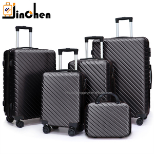 Tốt Nhất Bán ABS PC Vỏ Cứng Hành Lý Bộ Unisex Nhôm <span class=keywords><strong>Spinner</strong></span> Vali Du Lịch Ngoài Trời Tay Mang Theo Nữ Vali - Product Image 4