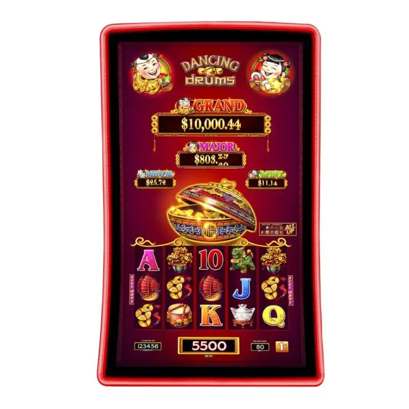43 inch 1920*1080 curved Front LED bar gaming slot machine multi touch screen r monitor