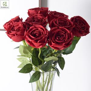 Fiori Artificiali di Rosa in Seta Economici all'Ingrosso, Fiori di Tendenza per Matrimoni e Decorazioni Domestiche - Product Image 3