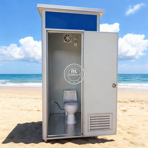 2025 toilette extérieure mobile préfabriquée personnalisée cabine d'<span class=keywords><strong>affaires</strong></span> portable pour usage public pour les parcs fabriqués à partir <span class=keywords><strong>de</strong></span> panneaux sandwich - Product Image 1