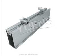 Connecteur de rail Yuens, raccord de rail en aluminium anodisé à installation rapide pour le renforcement des systèmes de montage solaire