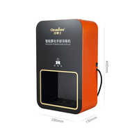 OEM 2000ml CLEANBOSS Refillable दीवार घुड़सवार Countertop स्वचालित प्रक्षालक स्प्रे शराब निकालने की मशीन स्वच्छता स्टेशन